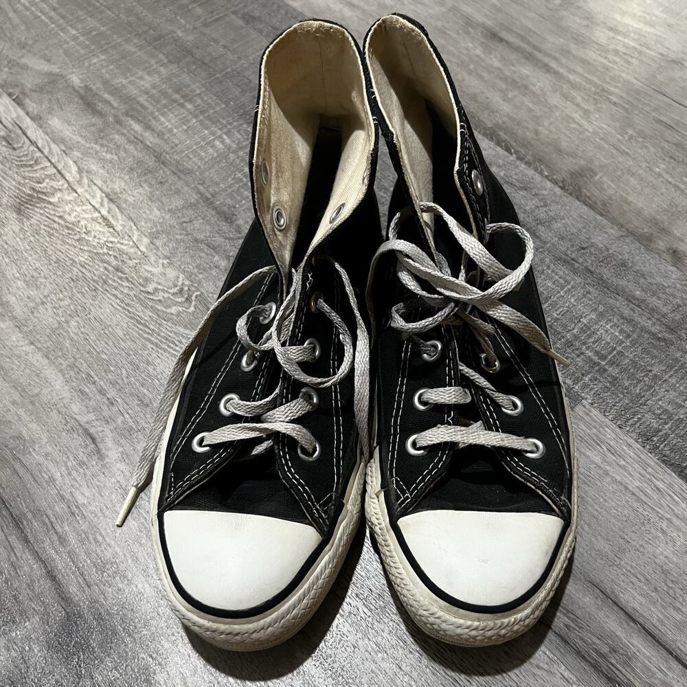 Converse Chuck Taylor All Star Black High Top Sneakers Men Vintage Sz 6 Shoes